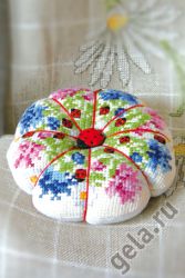 21.002.08 Набор для вышивания Марья Искусница игрушка "Цветочная тыковка"