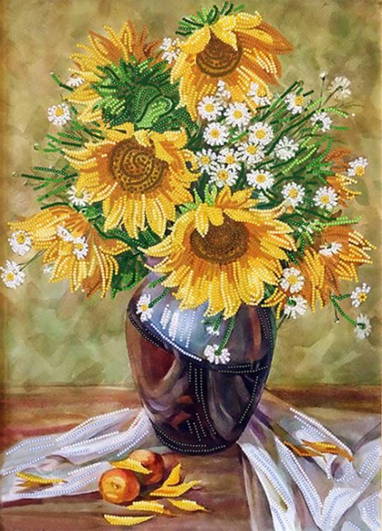 КБ-329 Схема для вышивания бисером ТМ Наследие "Полевые цветы"