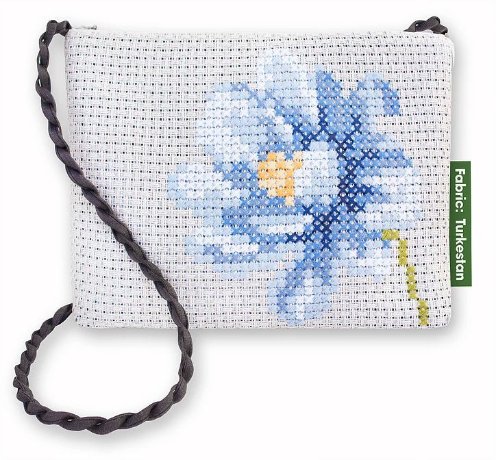 BAG010 Набор для вышивания сумки Luca-S "Синий цветок"