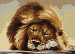 АМА2-001 Алмазная мозаика ТМ Наследие "Спящий лев"
