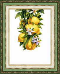 ВТ-136 Набор для вышивания Crystal Art "Полезные лимоны"