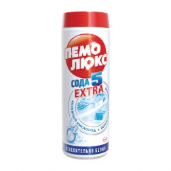 Чистящее средство 480 г, ПЕМОЛЮКС Сода-5 Экстра, "Ослепительно Белый", порошок, 2415956