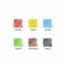 Карандаши цветные ЮНЛАНДИЯ "КАРНАВАЛ", 6 цветов, пластиковые, заточенные, трехгранный корпус, 181683