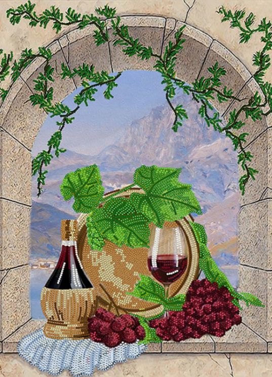 КБ-344 Схема для вышивания бисером ТМ Наследие "Райский вкус"