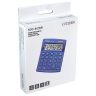 Калькулятор настольный CITIZEN SDC-812NRNVE, КОМПАКТНЫЙ (124х102 мм), 12 разрядов, двойное питание, ТЕМНО-СИНИЙ