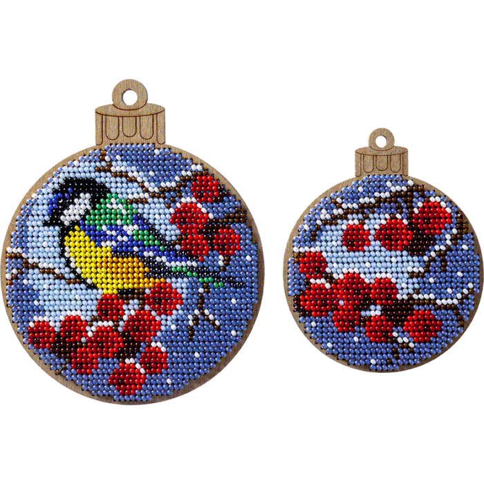 Набор для вышивания бисером по дереву ВОЛШЕБНАЯ СТРАНА FLK-304 (2 штуки)