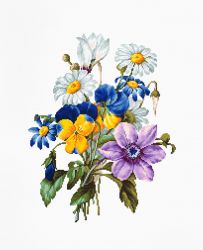 B2348 Набор для вышивания Luca-S "Букет цветов"