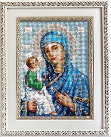 BR114 Набор для вышивания Luca-S "Икона Иерусалимской Божией Матери"