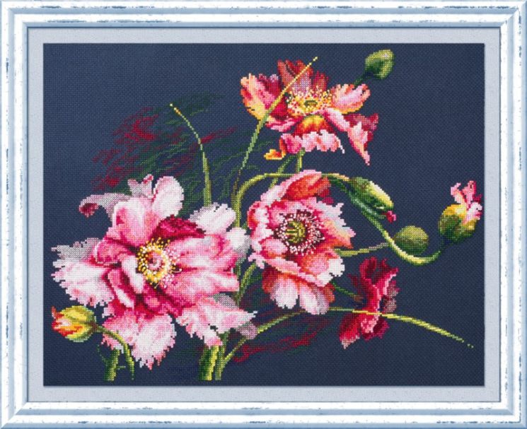 101-902 Набор для вышивания Чудесная игла "Таинственные маки"