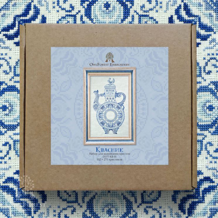 0077-КВ-Н-3Bf Набор для вышивания СОВИНЫЙ ЛЕС  "Квасник"