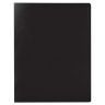 Папка 10 вкладышей STAFF, черная, 0,5 мм, 225689