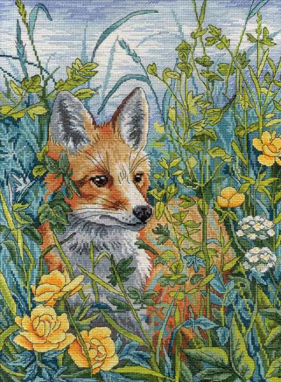 НВ-525 Набор для вышивания М.П.Студия "Гостья таинственного сада"