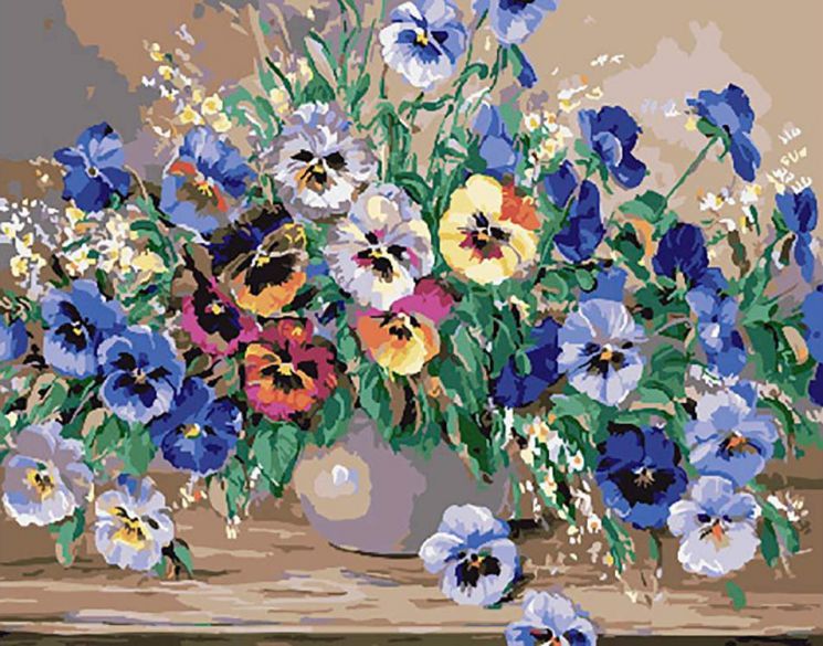 GX 29315 Картина по номерам Paintboy "Милый букет"