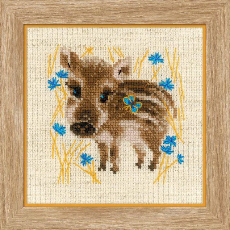 Набор для вышивания Риолис "Маленький кабанчик" 1756