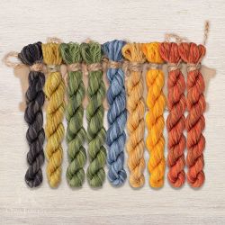 НМул-ЗГ53-3283 Набор ниток OwlForest для схемы «Змей Горыныч» (DMC) 28 каунт в 3 нити