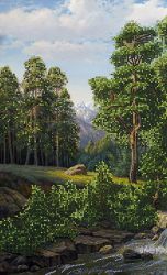 КБ-271 Схема для вышивания бисером ТМ Наследие "Лесная сила"