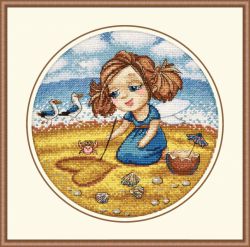 872 Набор для вышивания ОВЕН "Алиса на море"