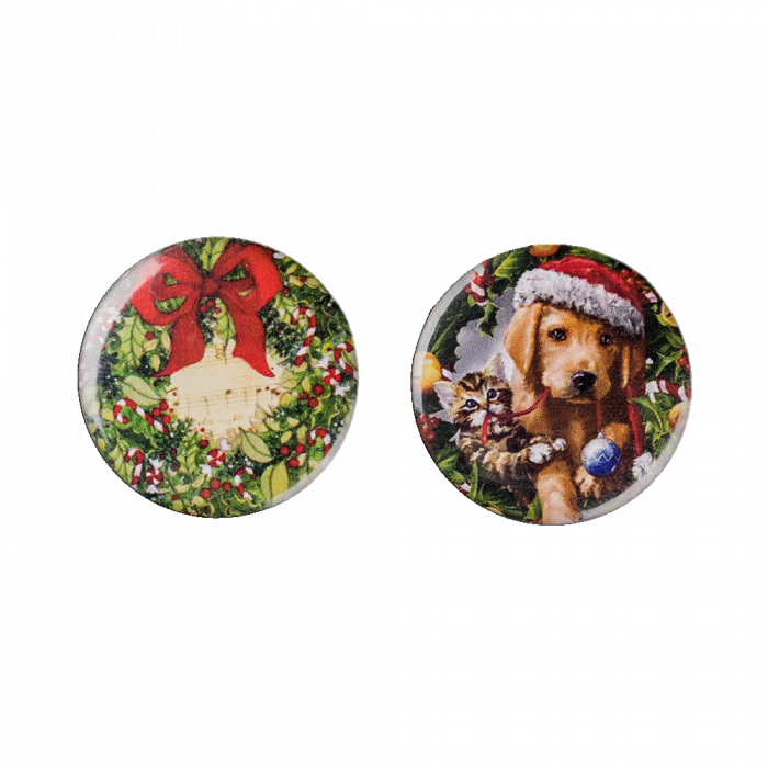 Магнитный двухсторонний держатель для игл ВОЛШЕБНАЯ  СТРАНА FLMH-033(M), 2.5см