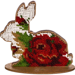 Набор для вышивания бисером по дереву ВОЛШЕБНАЯ  СТРАНА FLK-278, 10*10см