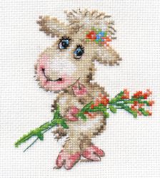 0-105 Набор для вышивания Алиса "Милая овечка"
