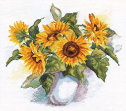 2-08 Набор для вышивания Алиса "Подсолнухи"
