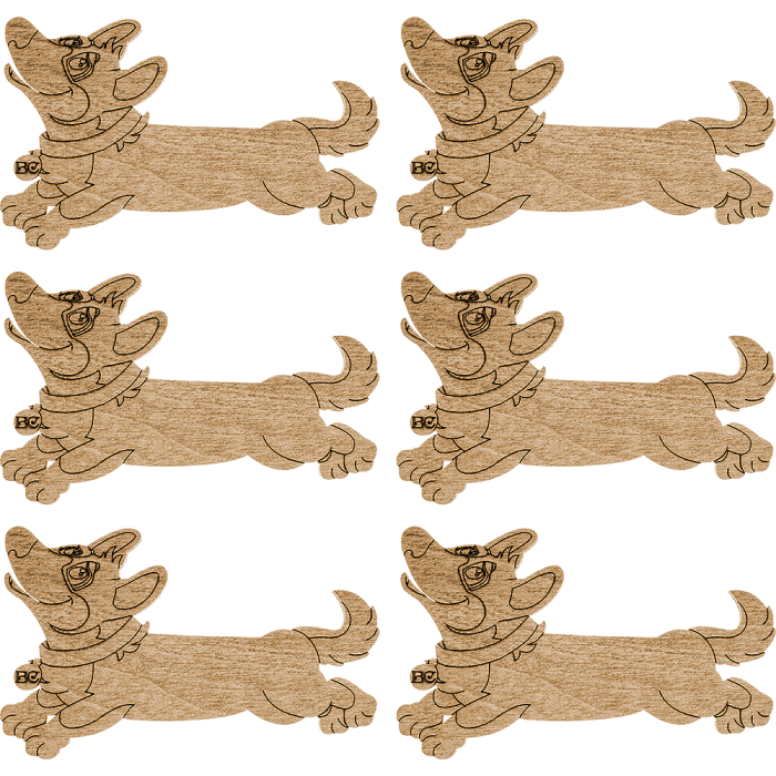 Катушки для ниток FLC-075(S) (6 штук) 10*6см