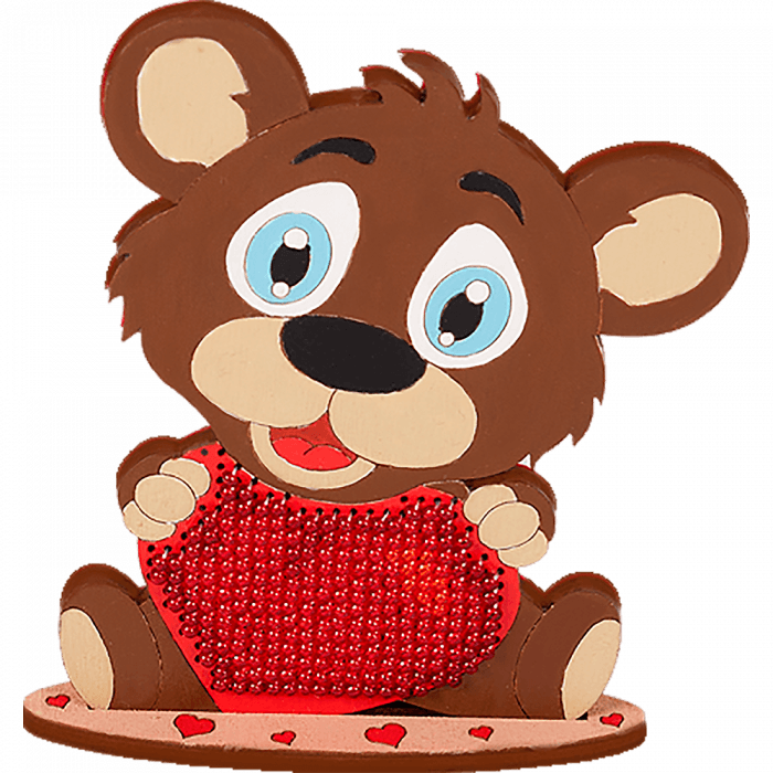 Набор для вышивания бисером по дереву Волшебная страна FLK-024, 8*10см