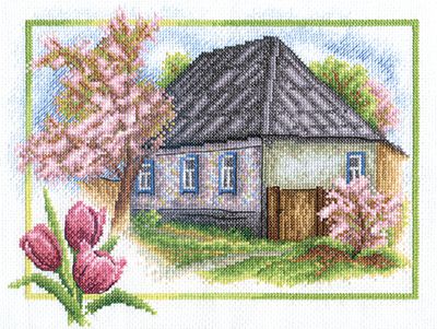 Набор для вышивания PANNA "Весна в деревне" ПС-0332