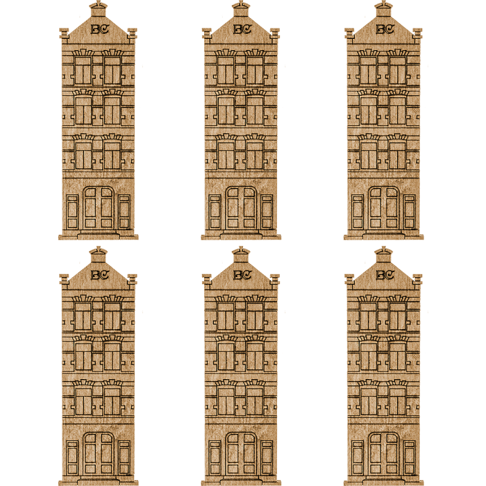 Катушки для ниток FLC-085(S) (6 штук) 3*9см