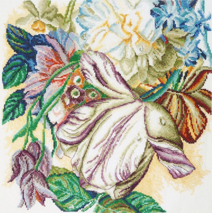 04.002.05 Набор для вышивания Марья Искусница "Пестрый тюльпан"