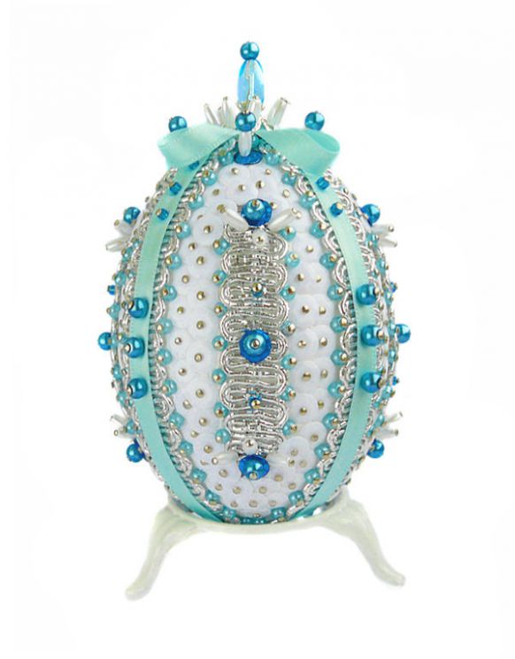 Набор для изготовления декоративного яйца ФИЛИГРИС "Будуар-4", 11 см, FS-150