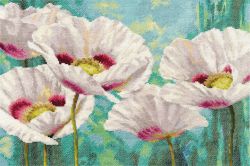2-38 Набор для вышивания Алиса "Белые маки"