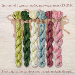 НМул-ГК052-3401 Набор ниток OwlForest для схемы «Герцог Клевер» (DMC) 40 каунт в 1 нить