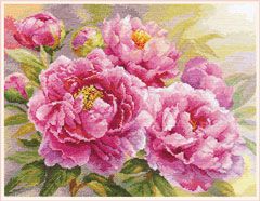 2-35 Набор для вышивания Алиса "Пионы"