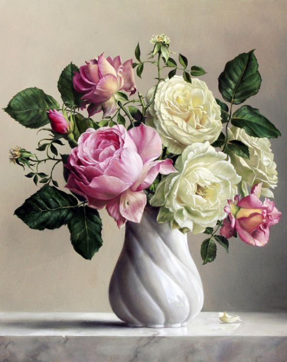 Ag 534 Алмазная мозаика Гранни "Аура роз"