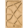 Органайзер для бисера с деревянной крышкой ВОЛШЕБНАЯ  СТРАНА FLZB-067 12*19.5см, 11 ячеек