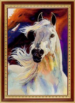 Алмазная мозаика PSP "Радужный конь" 147