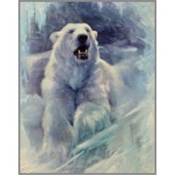 S-543 Алмазная мозаика Милато "Белый медведь"