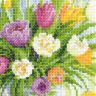 100/008 Набор для вышивания RIOLIS PREMIUM «Акварельные тюльпаны»