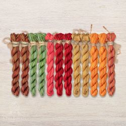 НМул-ЛКД209-2282 Набор ниток OwlForest для схемы «Летучий корабль. День» (ПНК) 28 каунт в 2 нити