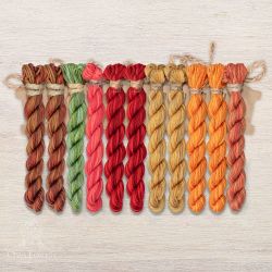 НМул-ЛКД209-2322 Набор ниток OwlForest для схемы «Летучий корабль. День» (ПНК) 32, 36 каунт в 2 нити